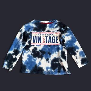 Mish Boys Kids Tie Dye Waffle Thermal Shirt Denny’s Lester’s